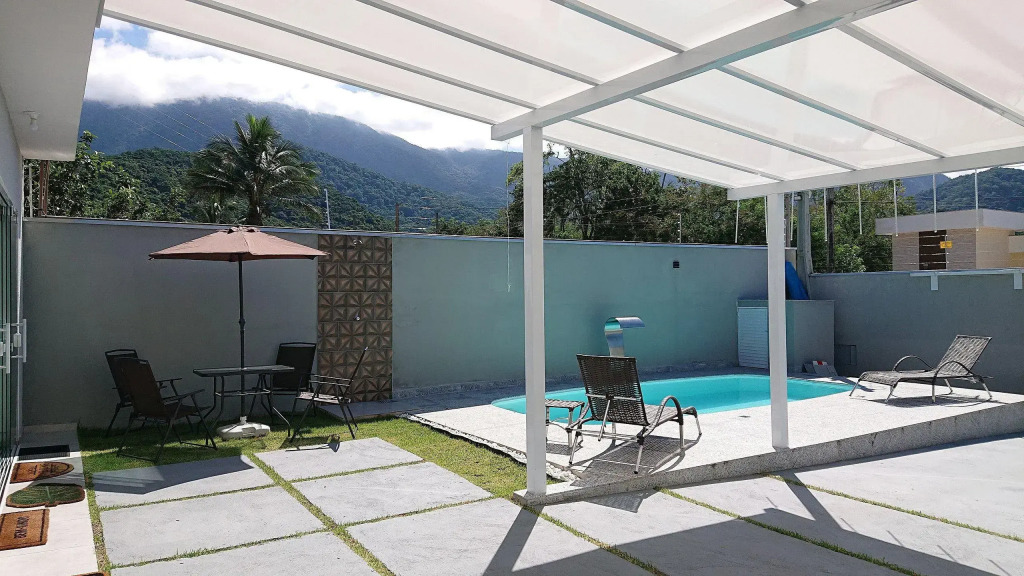 Linda Casa Com Piscina Churrasqueira Wifi Em Massaguaçu Caragua