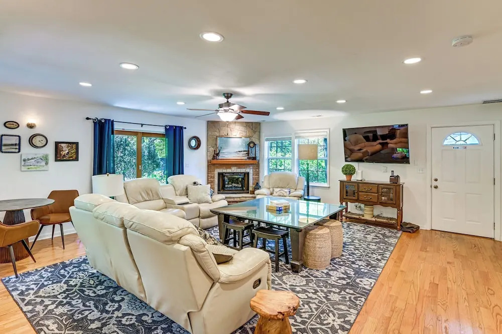 Walk to the Beach: Pet Friendly w/ Fire Pit!