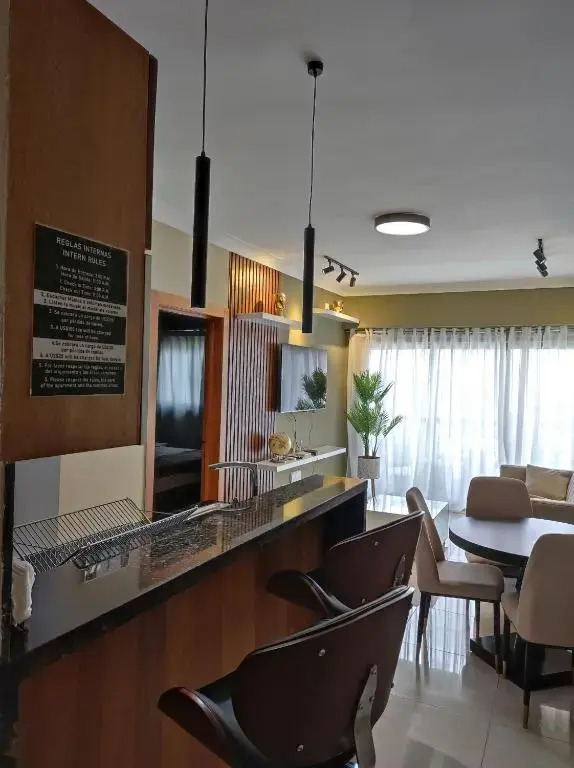 Precioso apartamento 1BR, piscina, gym, sauna, vista a la ciudad