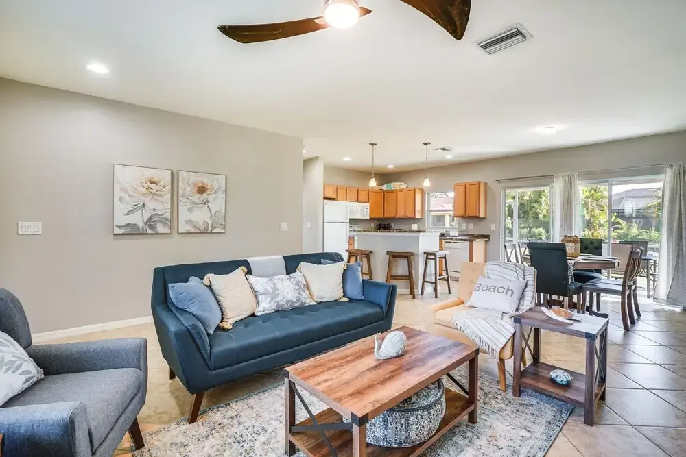 Screened Porch & Fire Pit: Quiet Cape Coral Home