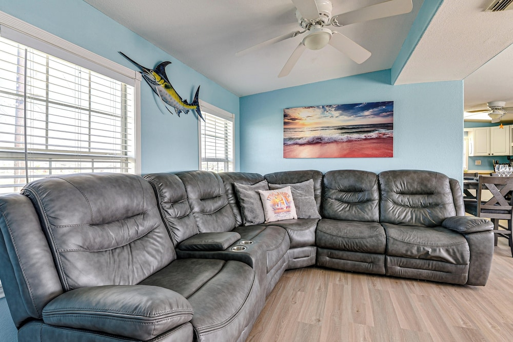 1 Block to Surfside Beach: Home w/ Deck!