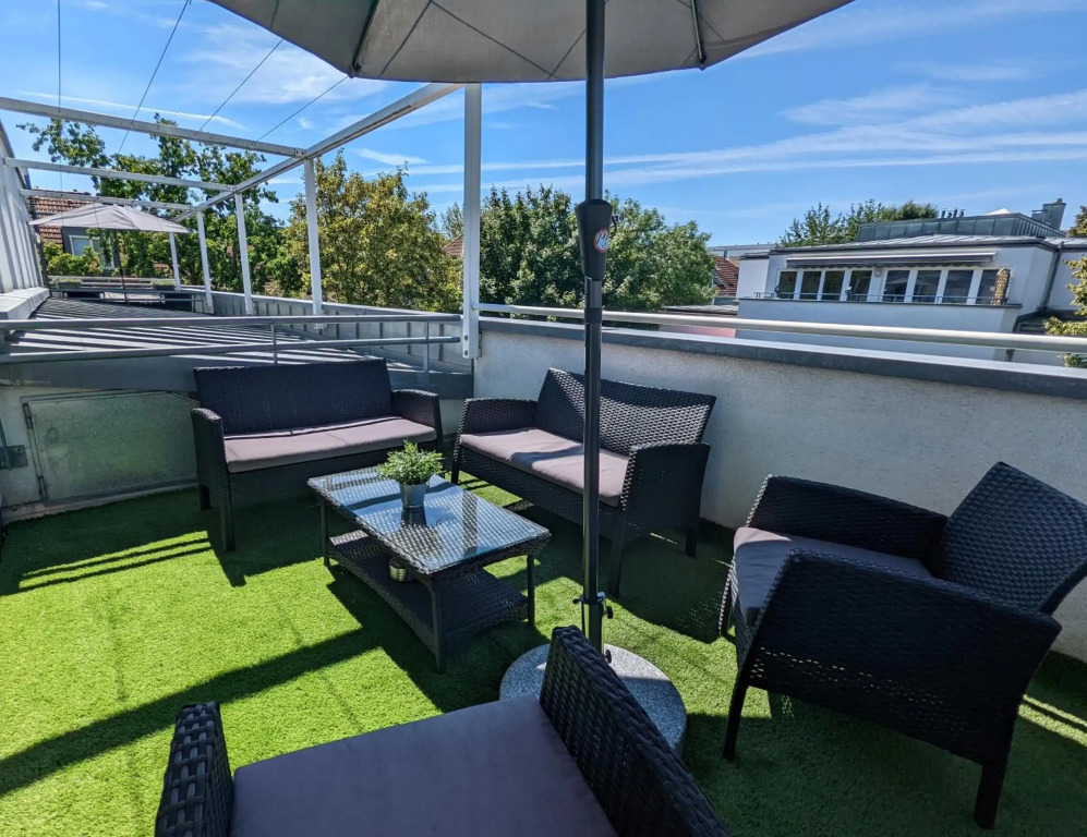 Leipzig Residenz Goethe Apartment mit Whirlpool und 2 Dachterrassen