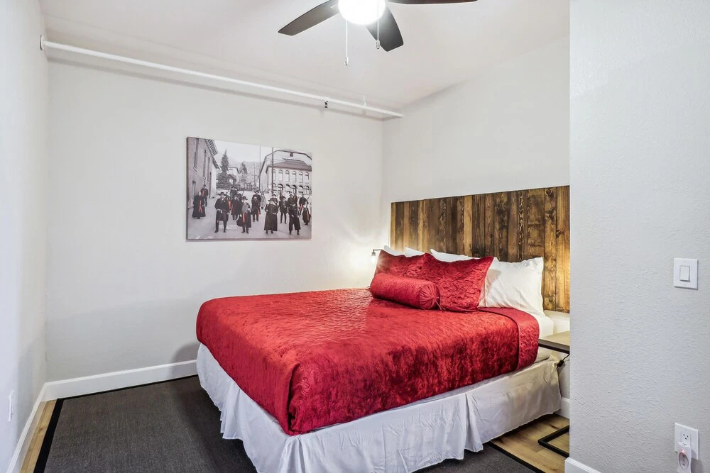 Mountain-view Deck: Stylish Virginia City Apt!