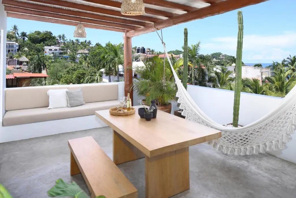El 55 Sayulita Stylish couple getaway rooftop pool