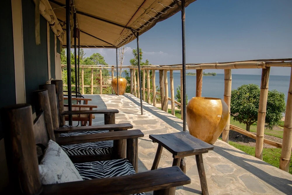 Find a quiet Beach resort at Rushel Kivu Resort