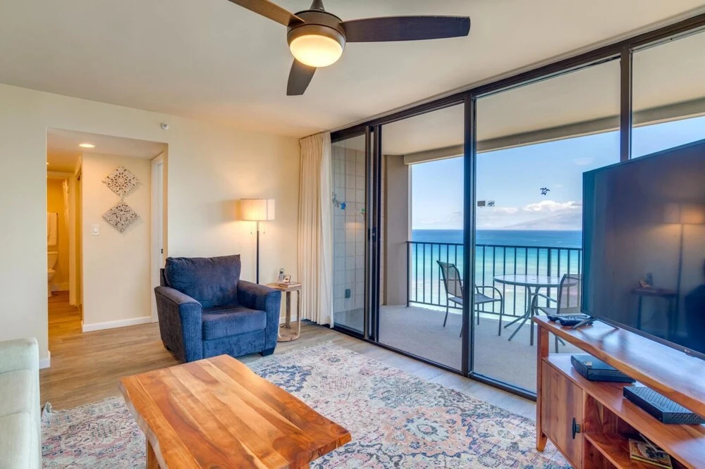 K B M Resorts- Vir-1204 Twelfth Floor Condo With Ocean Front Views on Kahana Bay