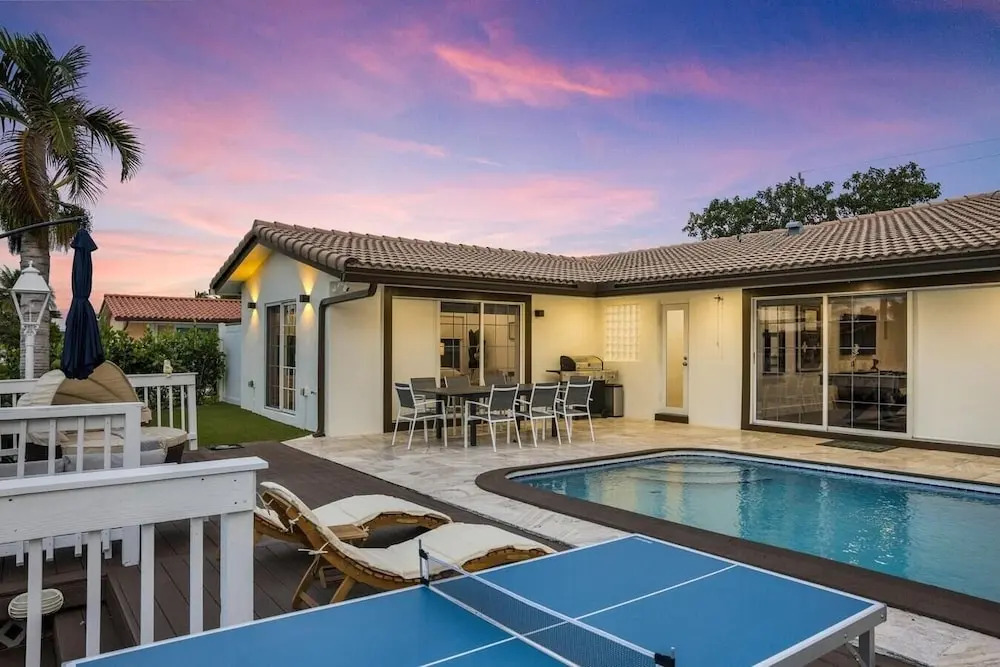 Fort Lauderdale 4Bd Villa Waterfront Dock Pool