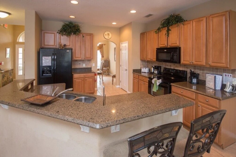 Large Pool Area In Sand Hill Villa 5 Bedroom Home by Redawning
