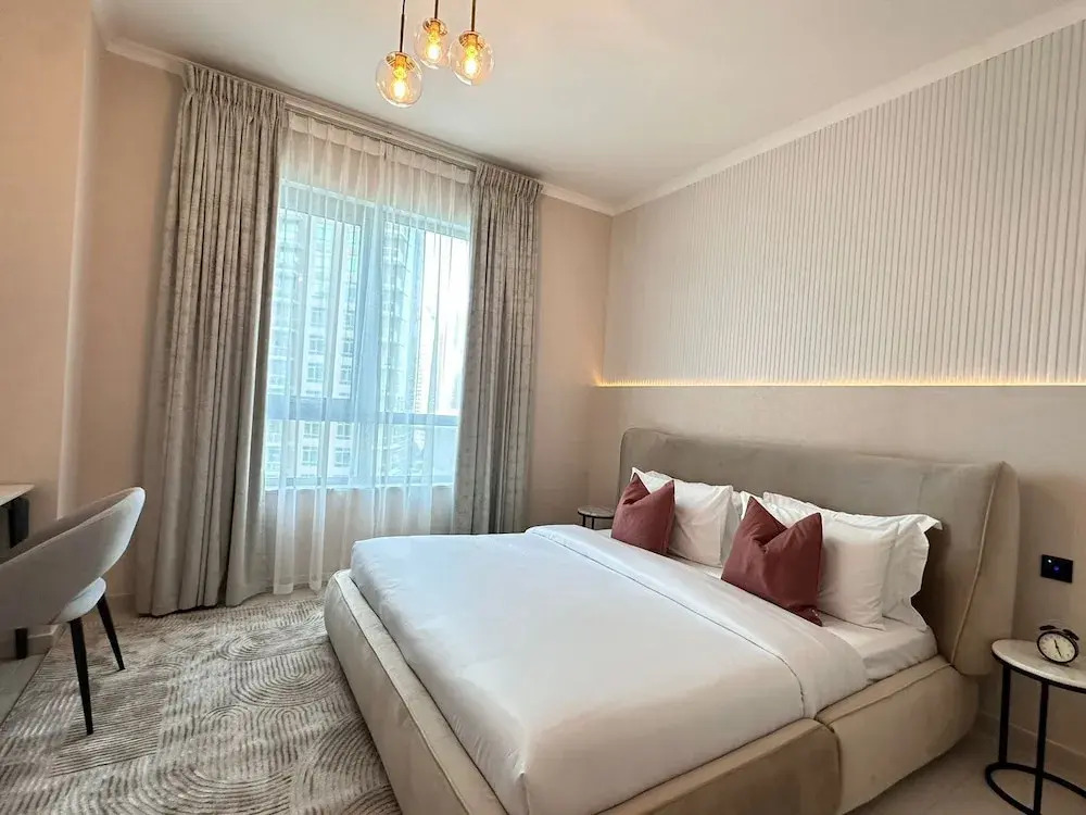 Durrani Homes - The Luxe 3br with Burj Khalifa and Fountain View - third room without partition