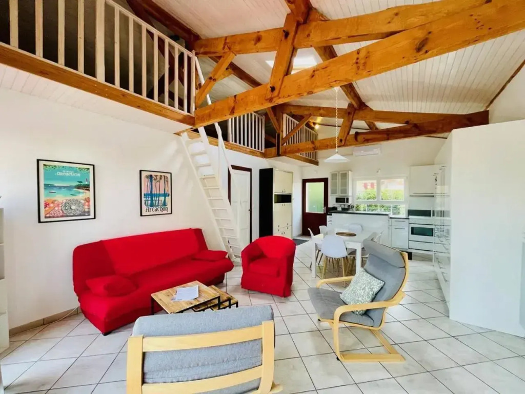 Maison Basque avec Terrasse, Clim, et Wi-Fi à 600m de la Plage - Arcachon - FR-1-433-69