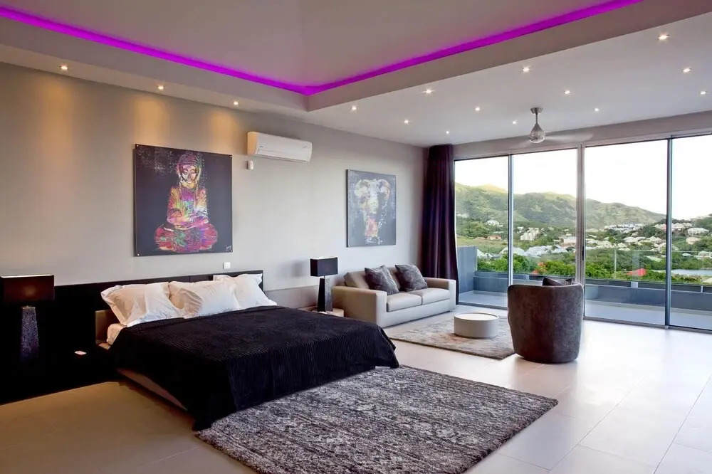 Contemporary Villa, Great Views, Pool, Hot Tub, AC, Free Wifi, Near Orient Bay Beach!