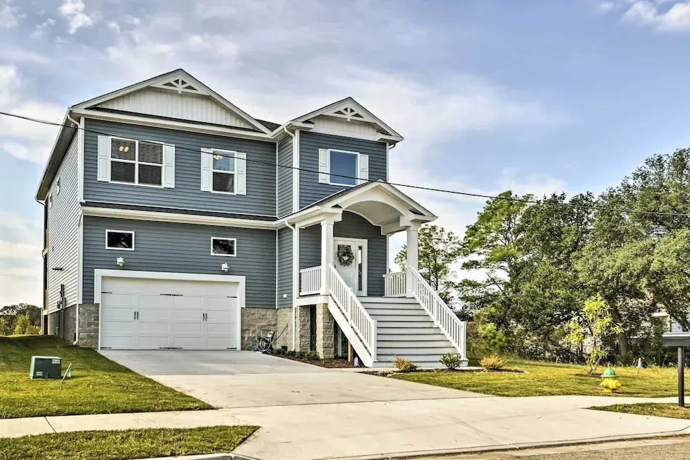 Waterfront Paradise w/ Deck ~ 1/2 Mi to Beach