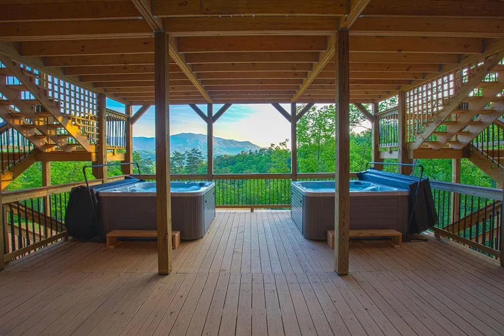 Gatlinburg s Finest Majestic Views Home Theater Hot Tubs and More