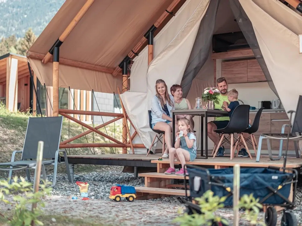 Luxuszelt Safari f r 6 Personen K Tschach-mauthen