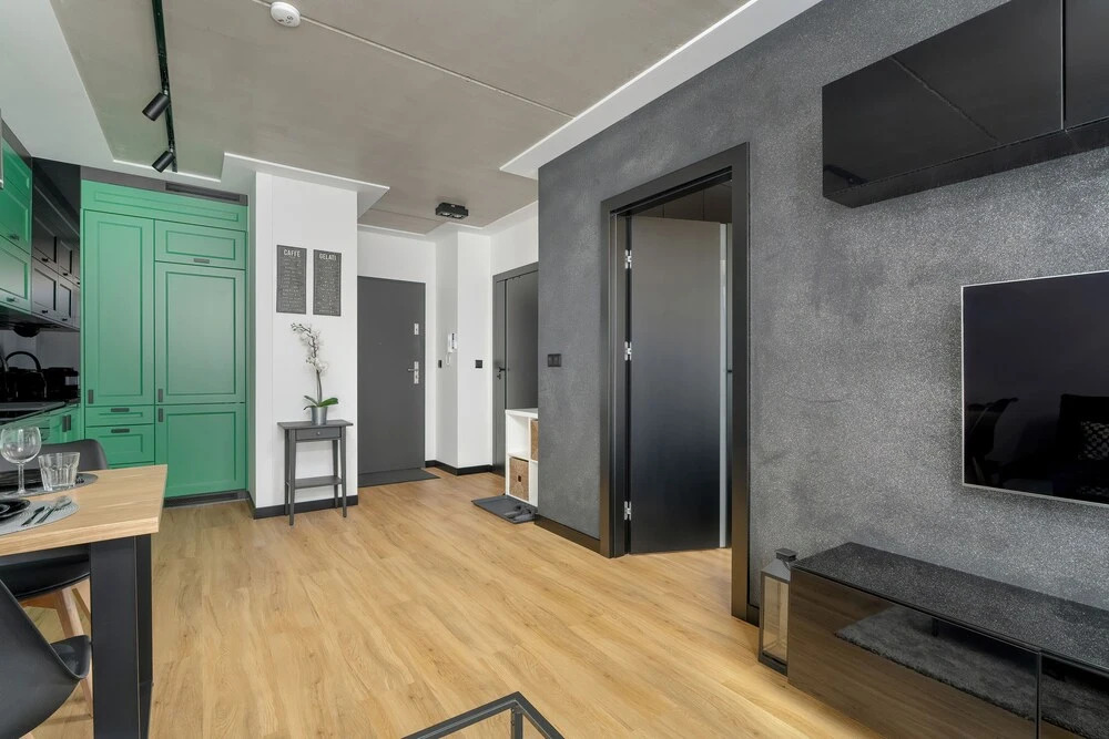 Black and Green Apartment by Renters