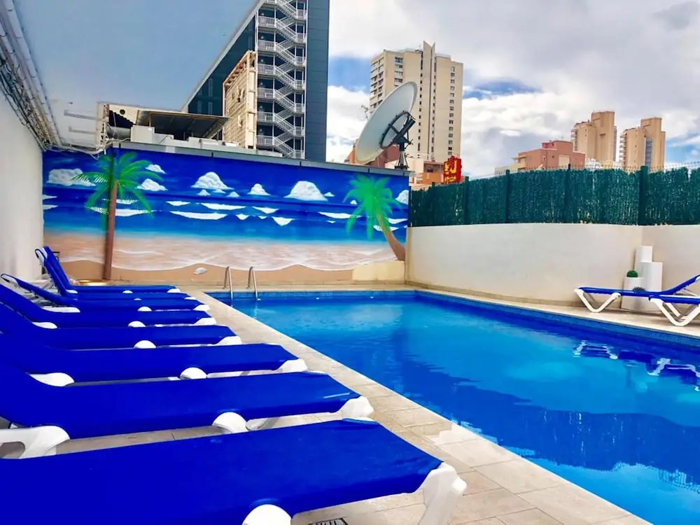 Apartment with 2 Bedrooms in Benidorm, with Wonderful City View, Shared Pool, Balcony - 350 M From the Beach