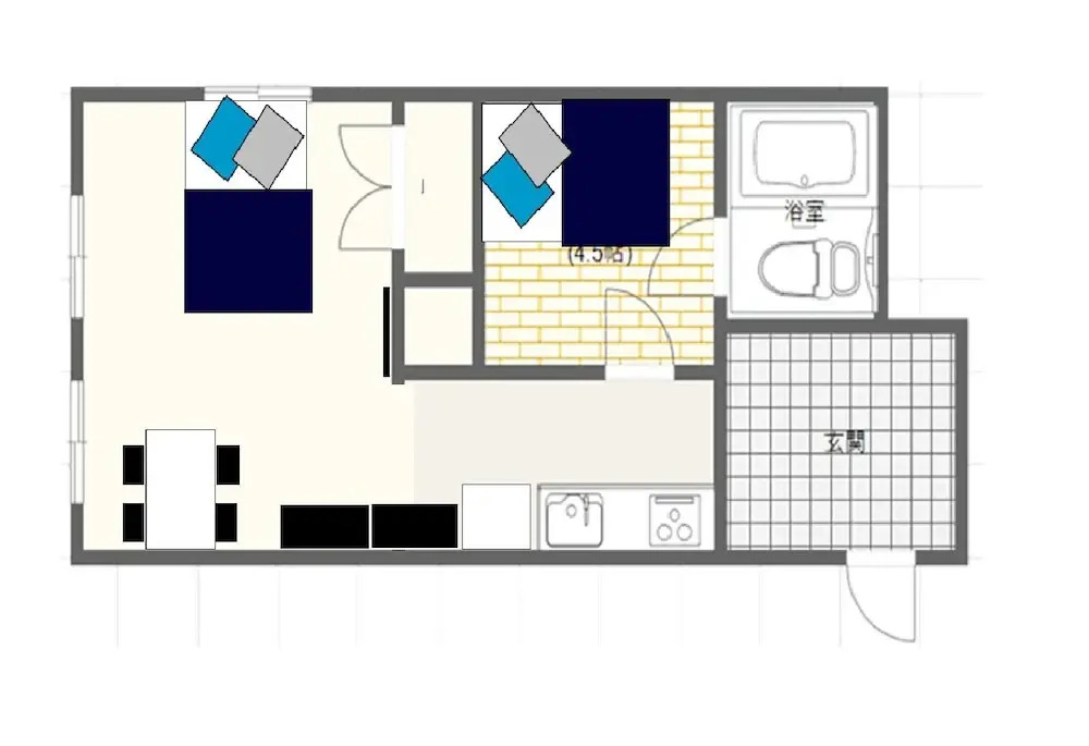 B1. PERFECT PLACE with LUX FLAT #SHINJUKU