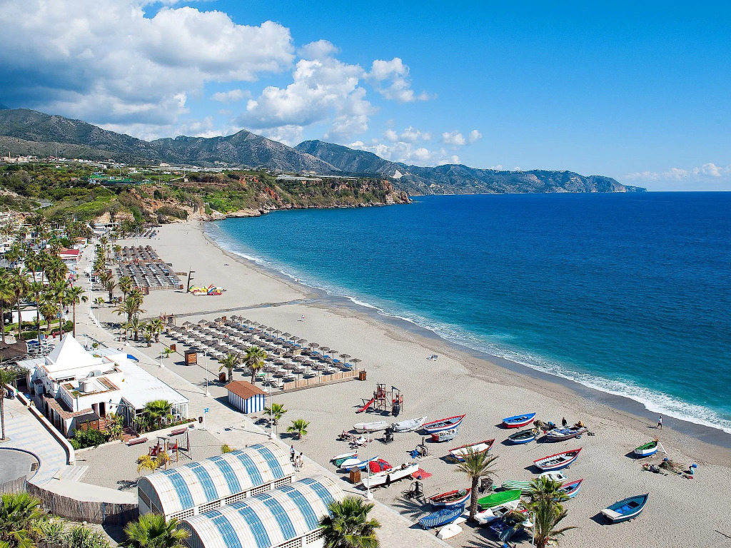 in Torrox Coast, front seaview