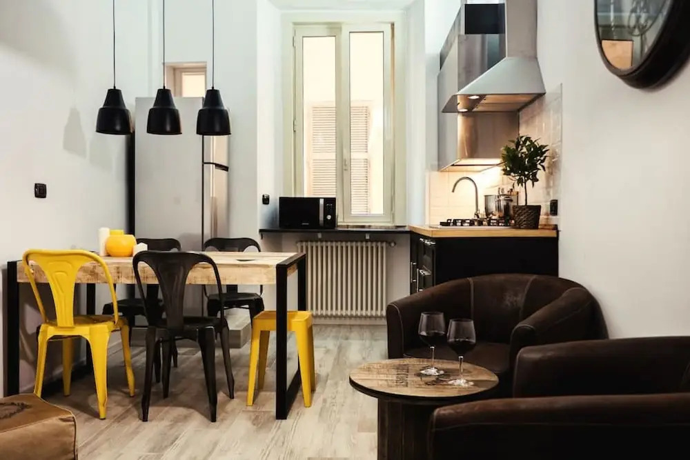 Large Flat/industrial Style/close to Termini