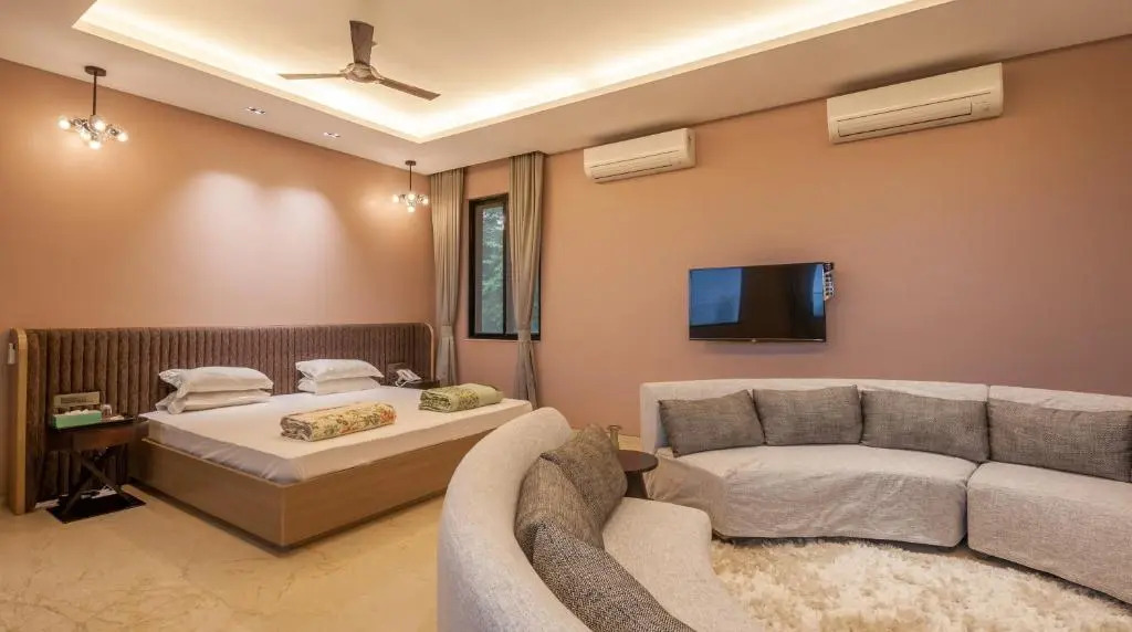 Villa 41 by StayVista - A chic retreat with a pool, poker table, and a theater room