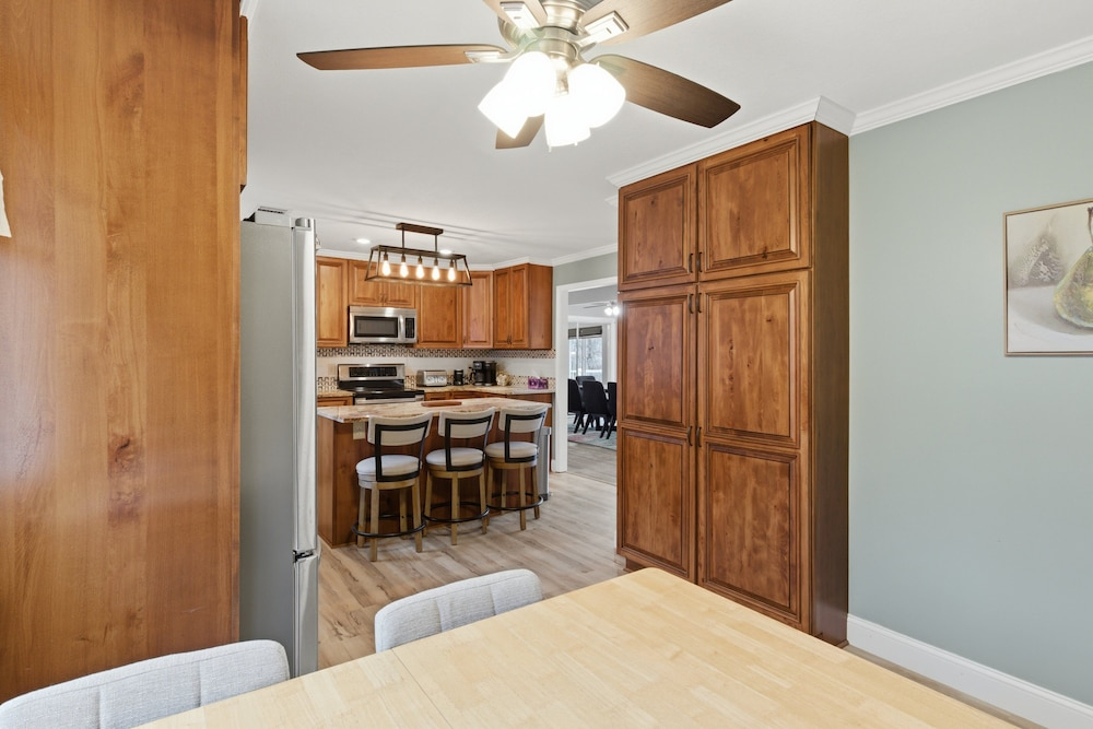Spacious Lakefront Home w/ Private Dock, Decks, Game Room & Firepits at the 12mm