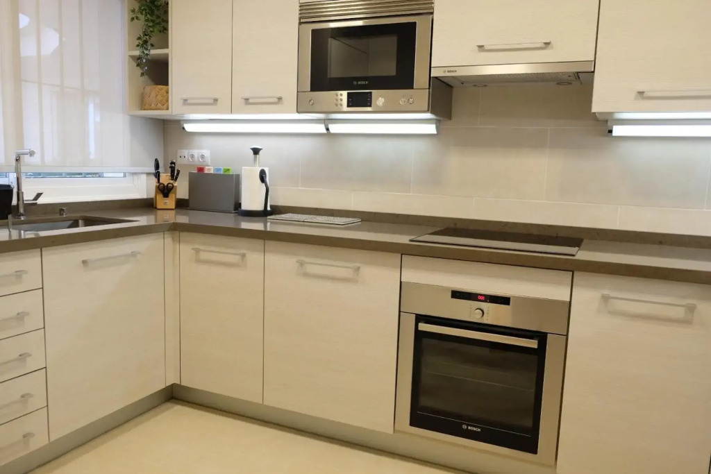 luxury modern apartment with terrace, pool and garage!