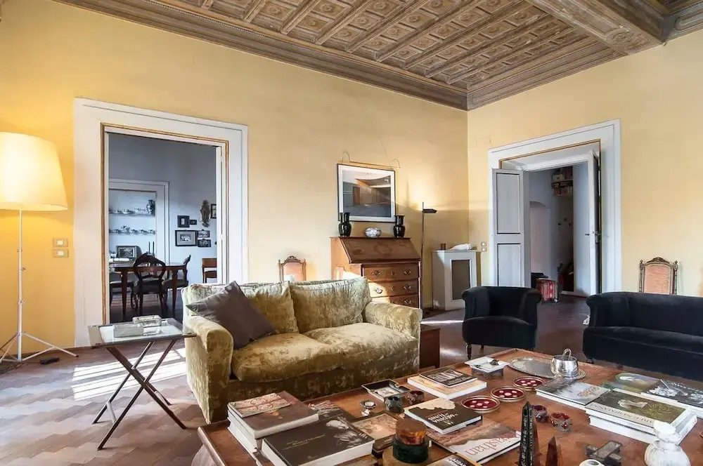 Rome an Aristocratic Apartment in Historic Palace Near the Piazza Navona