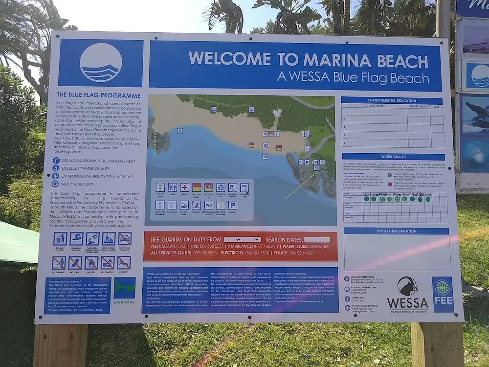 Tranquil Beach House in Southbroom Are, Marina Beach, With Stunning Lagoon Views