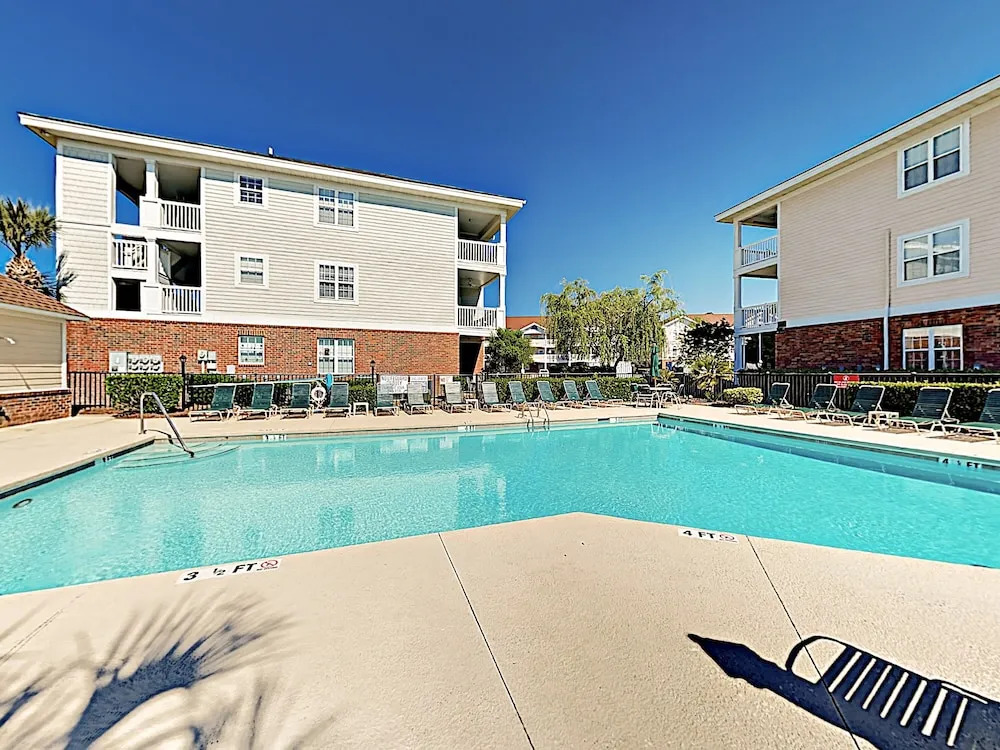New Listing! Coastal W/ Pools On Golf Course 2 Bedroom Condo