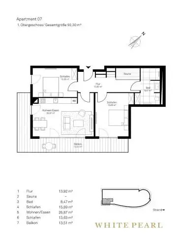 White Pearl Appartment 1.07