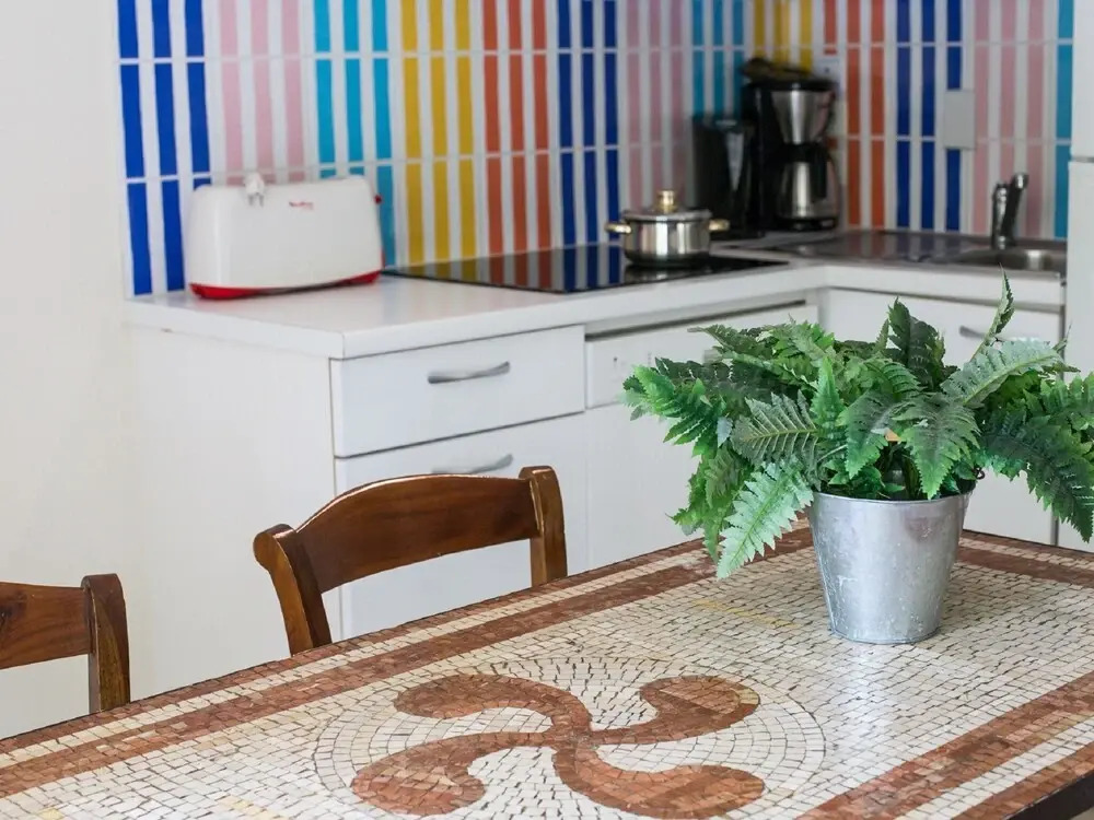 Colorful Apartment in Basque Style in a Green Environment