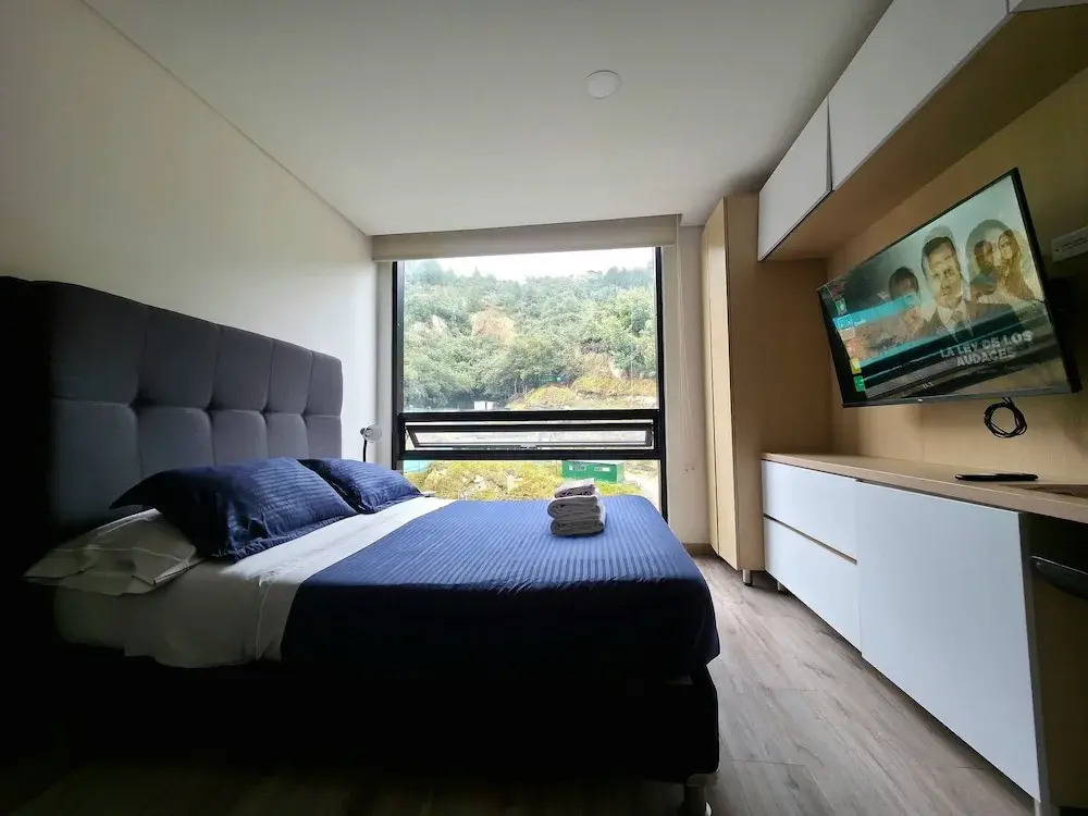 Despierta con vista a la montaña