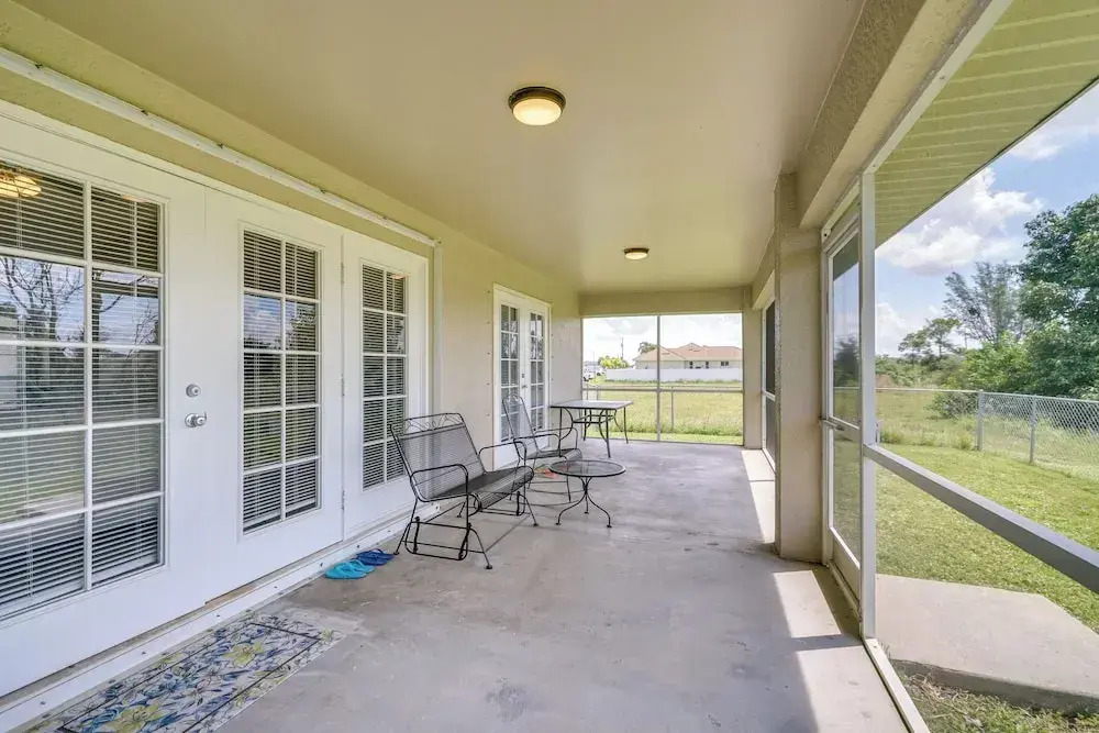 Canal-view Home w/ Grill in Cape Coral!