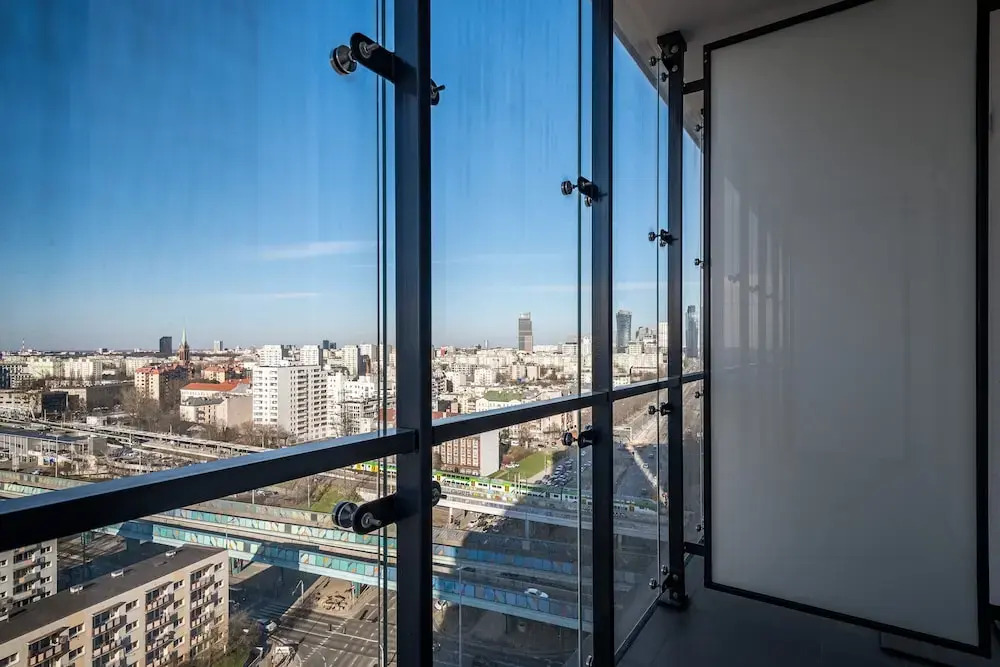 Exclusive Studio on Kasprzaka Street Warsaw Tower Bliska Wola
