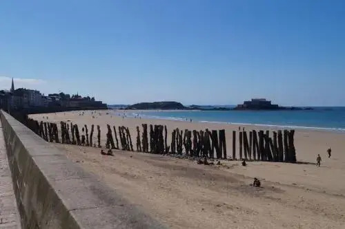 Le fontaine Saint Malo Le Sillon vue mer 6 personnes