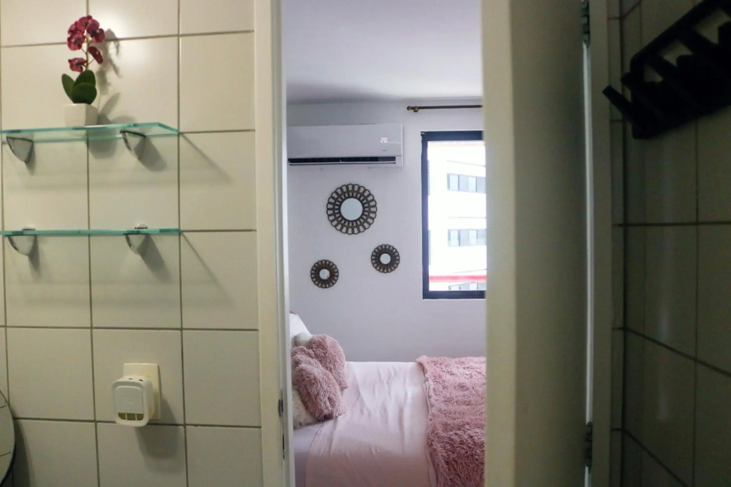 Apartamento com Varanda vista mar, Max 4 Pessoas