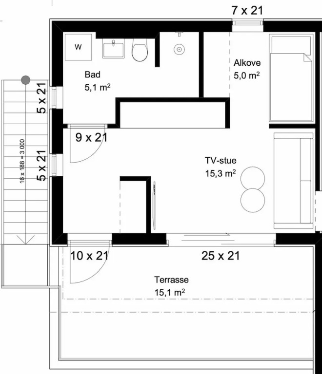 New and Modern Entire Rental Unit in Ås and Ski Norway