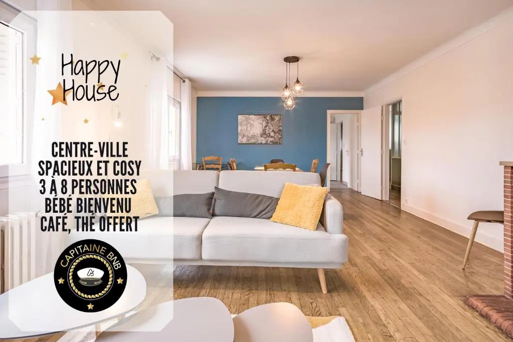 Happy House - Centre Ville - Parking Gratuit