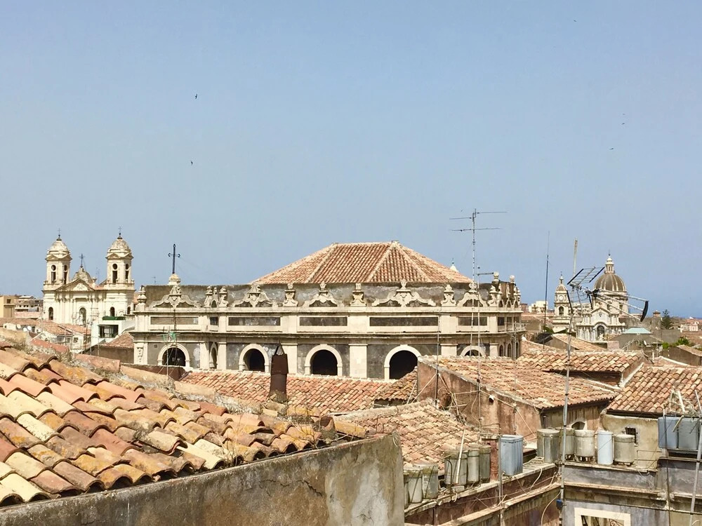 Casa con vista su Catania