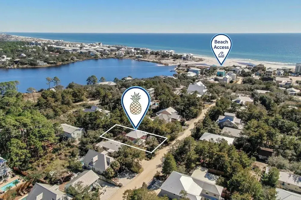 3 Minutes to 30A Beaches; Pretty in Pink Seagrove Home