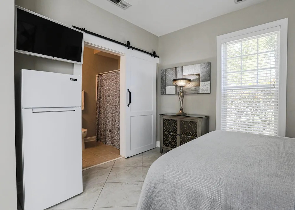 Modern Gray Studio Steps to Pool Myrtle Beach SC