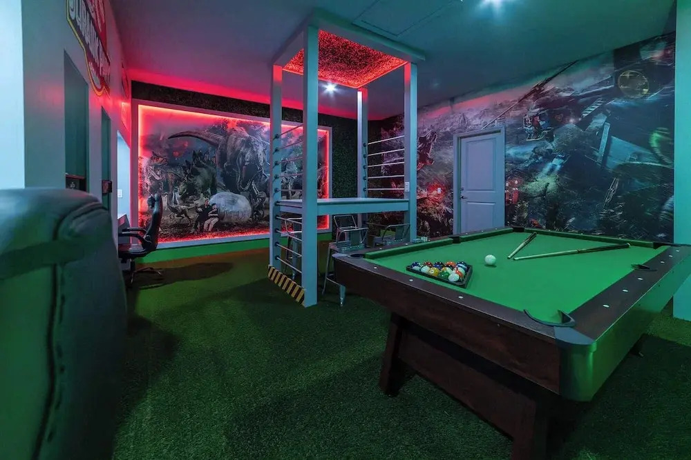 Funtastic Themed 5BR Home Pool Game Room