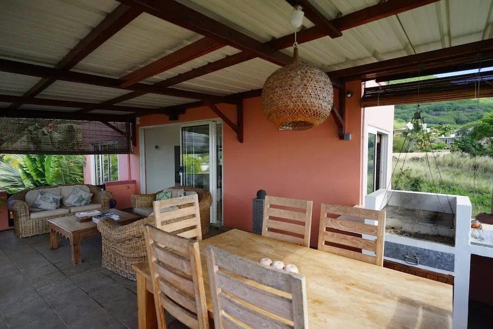 Ocean View Guesthouse in Tamarin, Pool, Sunset