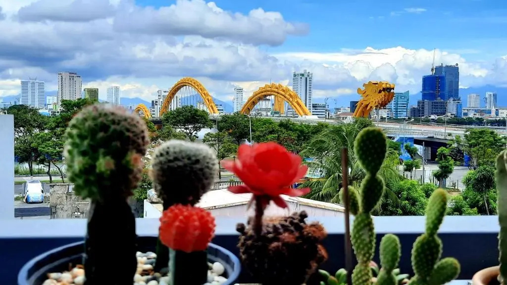 Sena home 4th-Rooftop Overlooking Danang Dragon bridge