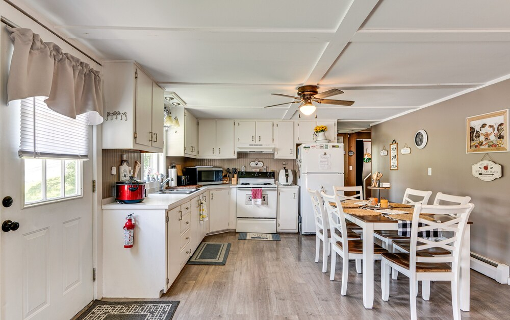 Steps to Crystal Lake: Spacious Retreat w/ Views