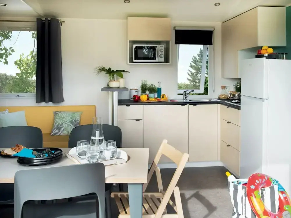 Comfortable Chalet With Microwave, on a Holiday Park 1 km. From the Beach