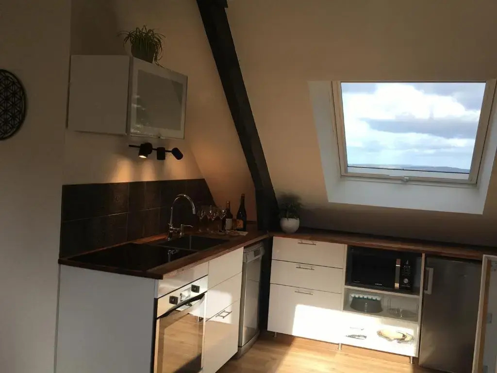 Bel appartement sur les hauteurs de Locronan