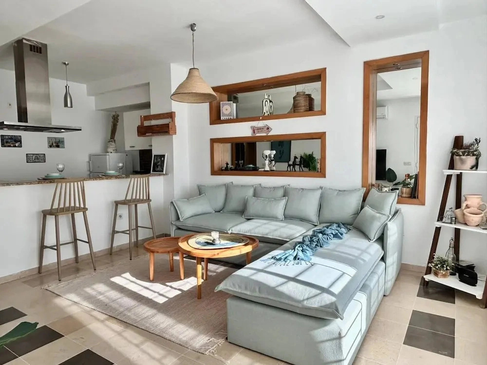 Sunny Blue Apartment in la Marsa