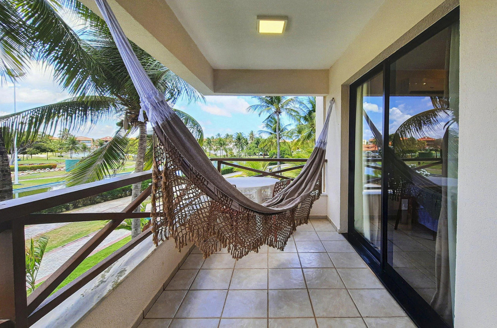 Aquaville 2 Suítes c/Varanda Pé na Areia 5 Pessoas