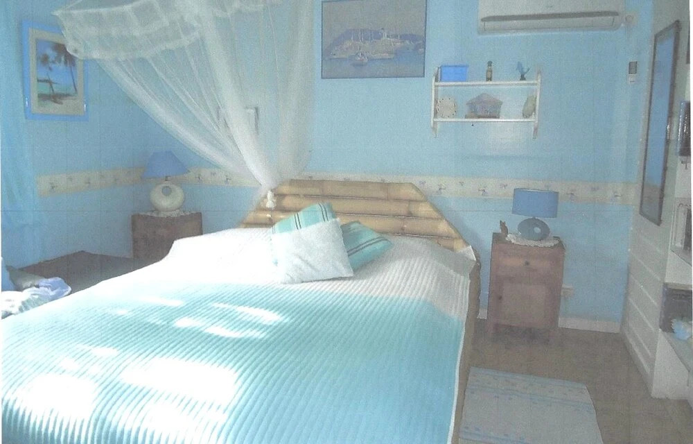 Bungalow With 2 Bedrooms in Le Moule, With Wonderful sea View, Private
